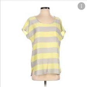 Club Monaco sleeveless striped tank/blouse. Size SP